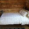 INSIDE OF ONE OF THE CABINS